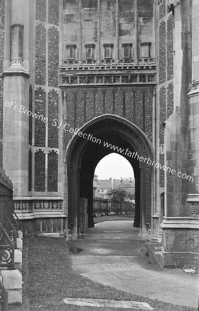 ST PETER MANCROFT ARCH UNDER TOWER